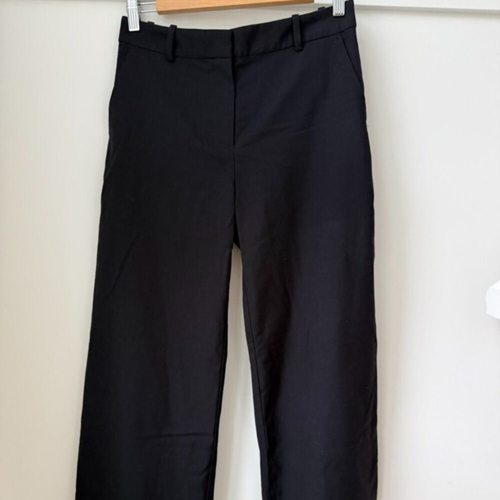 Emily Weekday Black Tailored Straight-Leg Dress Pants / Trousers Size 38